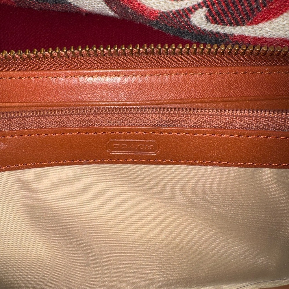 Coach Tan Napa Leather Slim Zip Wallet - Picture 6 of 13